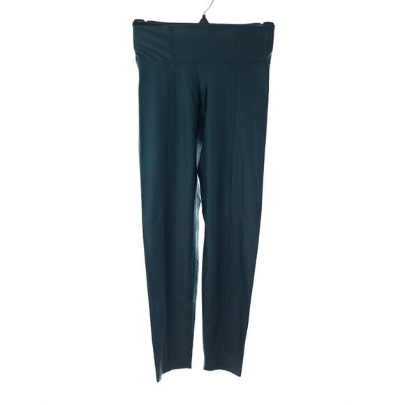 Heroine Sport Womens Extra Small Solid Metallic Green Workout Active Leggings - Picture 1 of 7